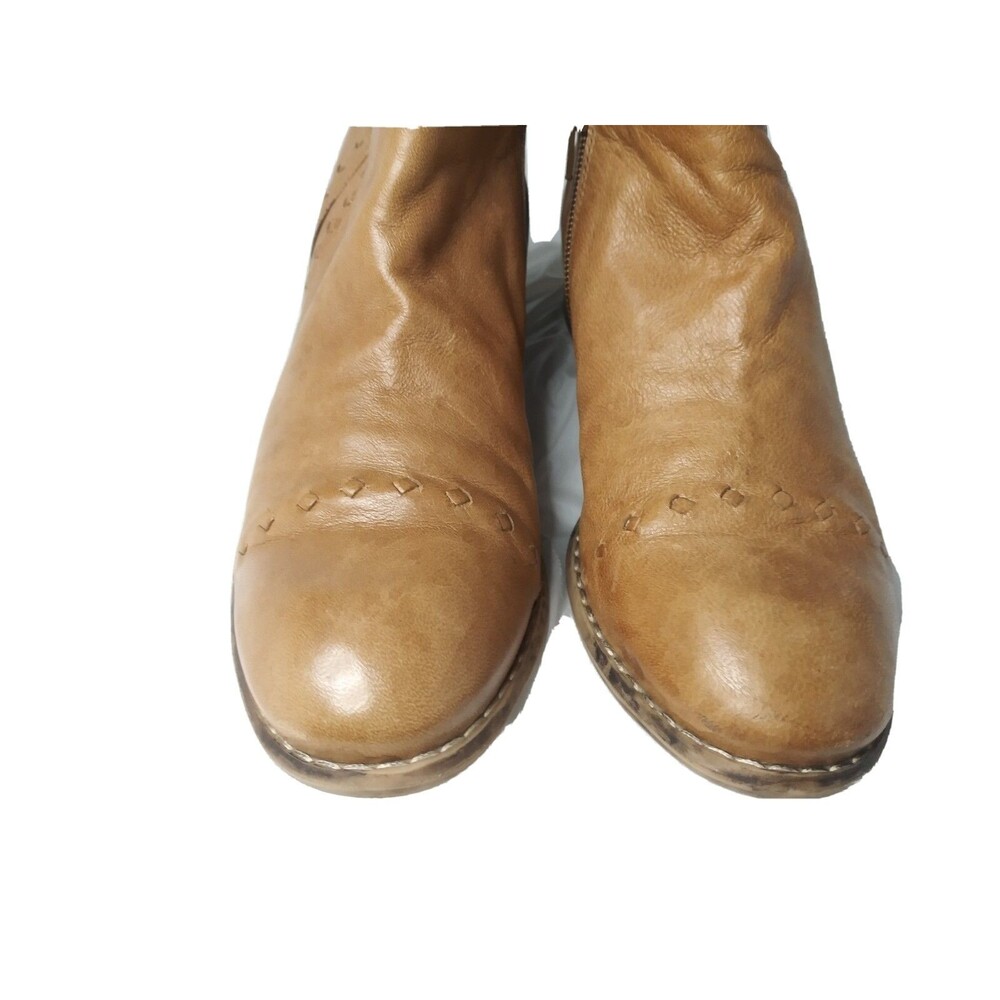Diba True River Queen Booties Tobacco Brown leather Size 7.5 - Picture 4 of 7